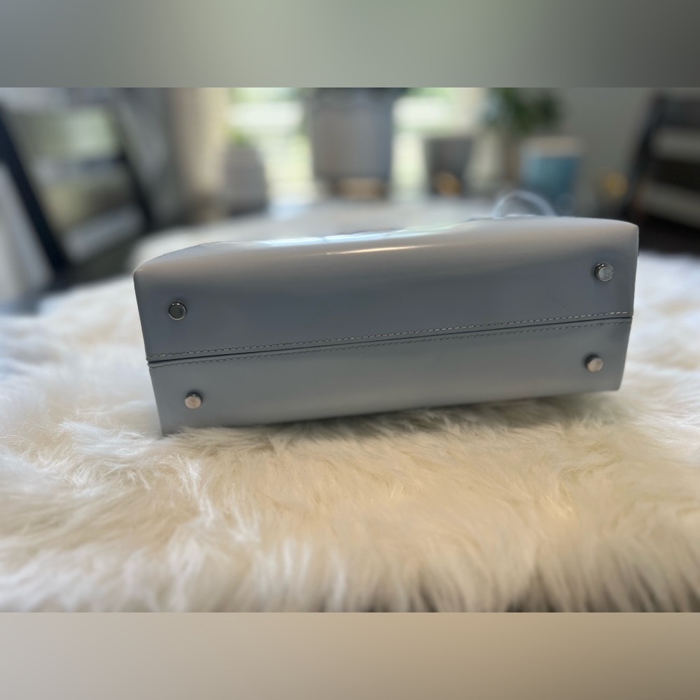 Kate spade ♠️ medium size cross body purse color blue EUC - Picture 6 of 9